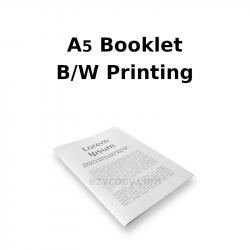 A5 Bookklet B/W Printing
